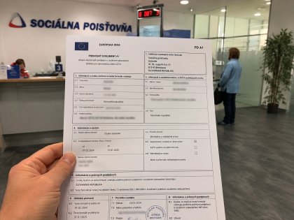 Formulár A1 pre opatrovateľky 